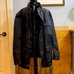 Belstaff Roadmaster Black Waxed Motorcycle Jacket
